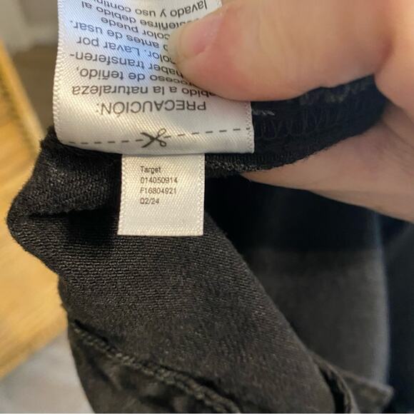 Universal Thread Black extra Wide-Leg adjust waist trouser Pants fair trade 17 - Picture 9 of 11